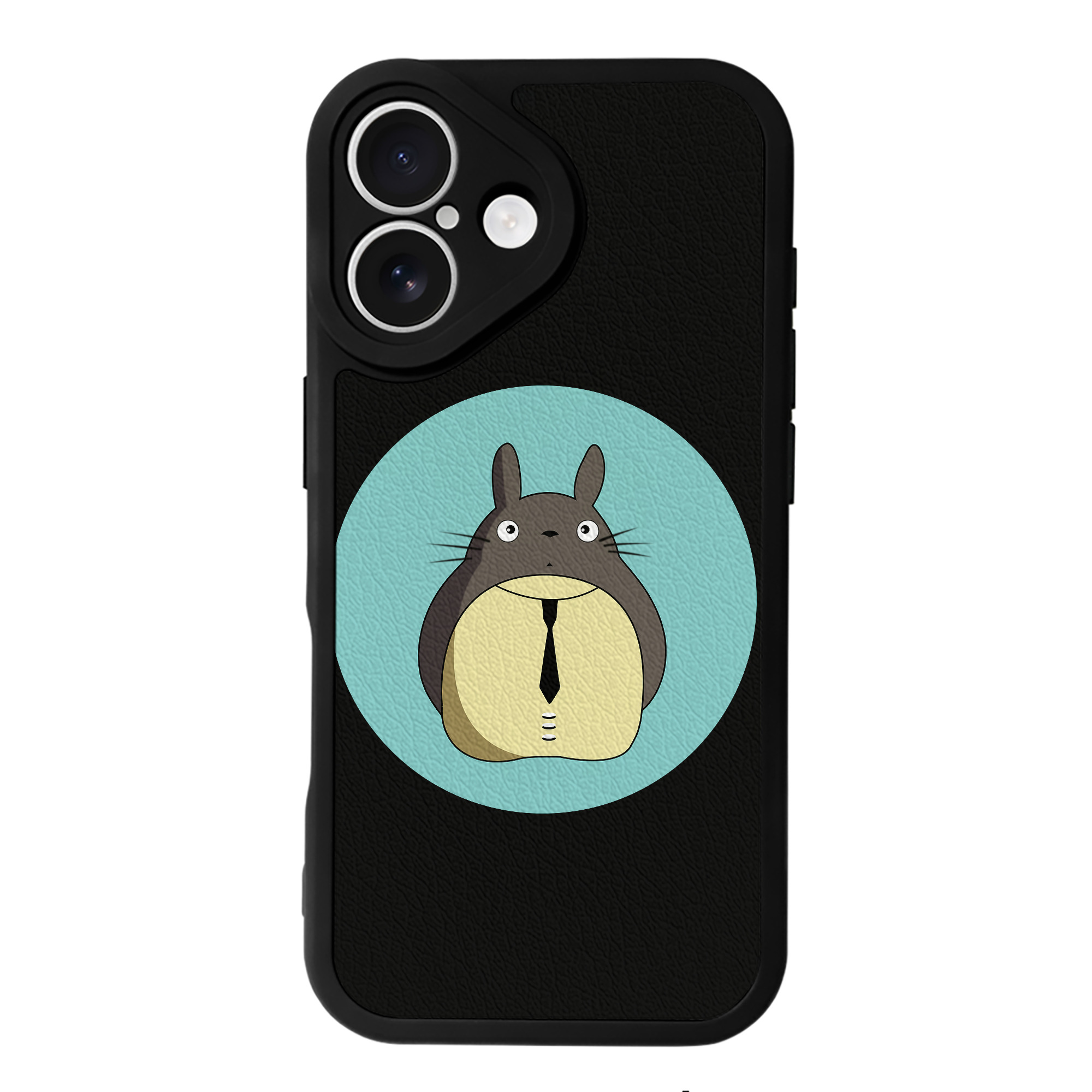 （画像用） となりのトトロ 草壁メイ 草壁サツキ My Neighbor Totoro Satsuki Kusakabe Mei Kusakabe 【iPhone 16シリーズ対応】シリコンスマホケース（レザー調） 材質：シリコン